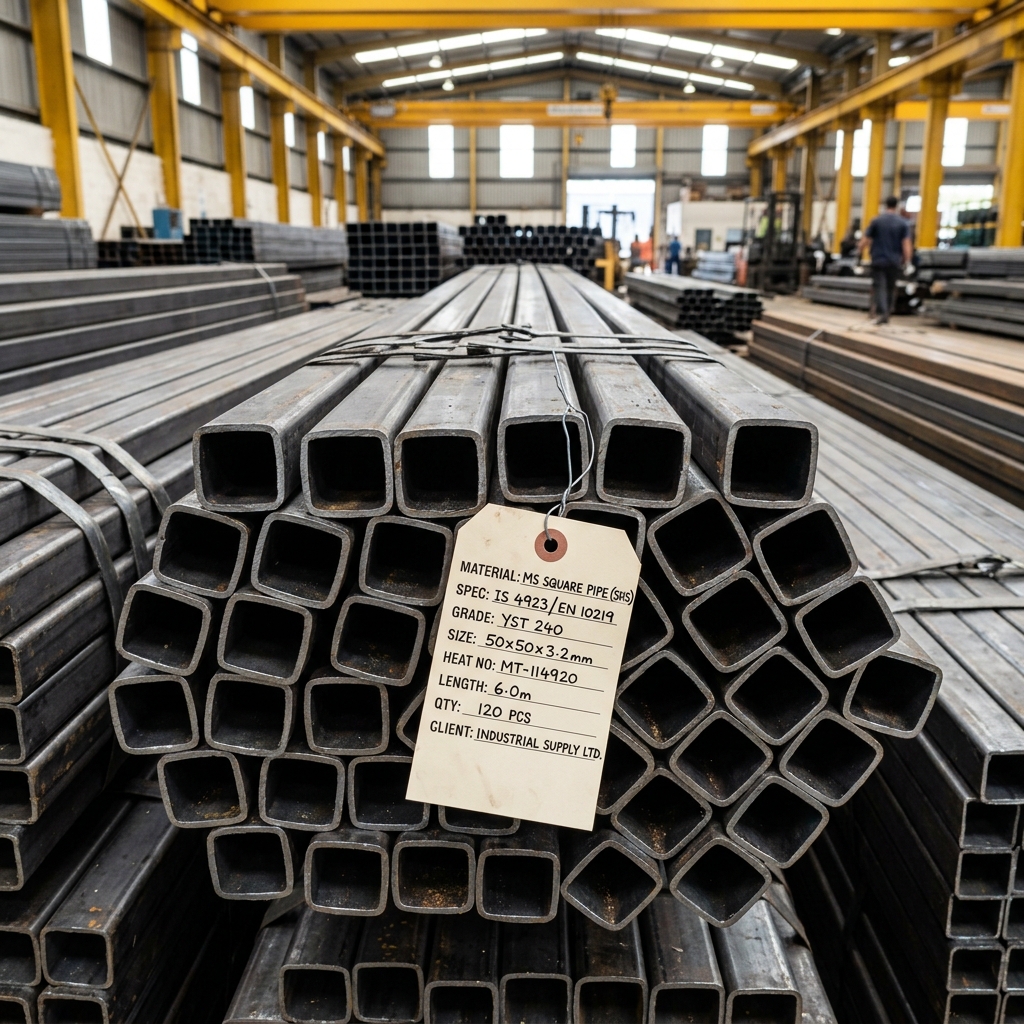 Square & Rectangular Hollow Section Pipes (SHS & RHS) certified dimensions and quality inspection - gisquarepipe.com